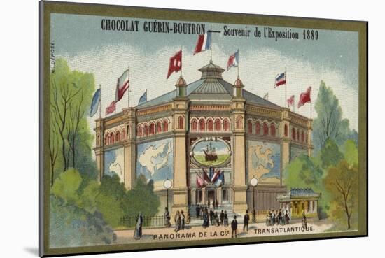 Pavilion of the Compagnie Generale Transatlantique-null-Mounted Giclee Print