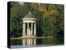 Pavilion or Folly in Grounds of Schloss Nymphenburg, Munich (Munchen), Bavaria (Bayern), Germany-Gary Cook-Stretched Canvas
