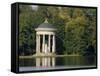 Pavilion or Folly in Grounds of Schloss Nymphenburg, Munich (Munchen), Bavaria (Bayern), Germany-Gary Cook-Framed Stretched Canvas