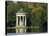 Pavilion or Folly in Grounds of Schloss Nymphenburg, Munich (Munchen), Bavaria (Bayern), Germany-Gary Cook-Stretched Canvas