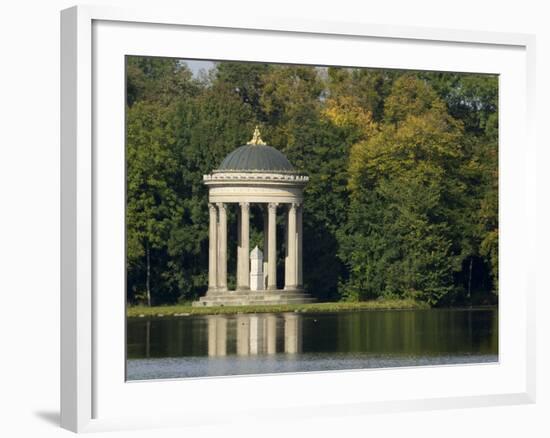 Pavilion or Folly in Grounds of Schloss Nymphenburg, Munich (Munchen), Bavaria (Bayern), Germany-Gary Cook-Framed Photographic Print