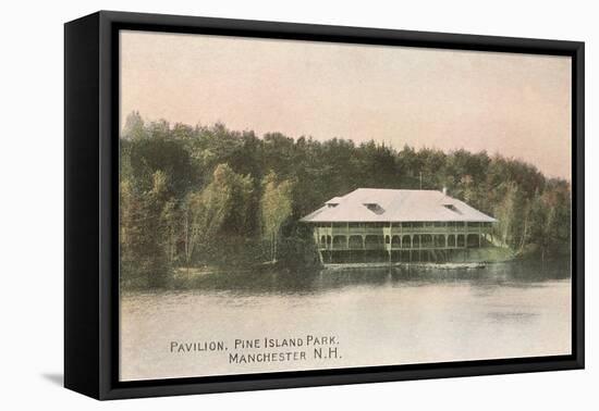 Pavilion, Pine Island, Manchester, New Hampshire-null-Framed Stretched Canvas