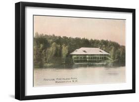 Pavilion, Pine Island, Manchester, New Hampshire-null-Framed Art Print