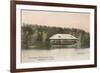 Pavilion, Pine Island, Manchester, New Hampshire-null-Framed Art Print