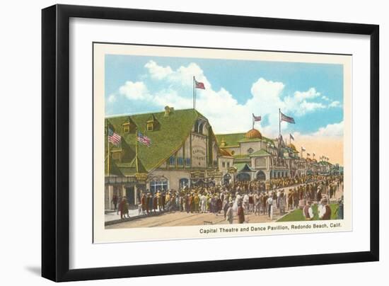 Pavilion, Redondo Beach-null-Framed Art Print