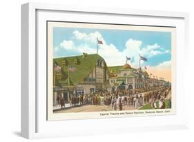 Pavilion, Redondo Beach-null-Framed Art Print