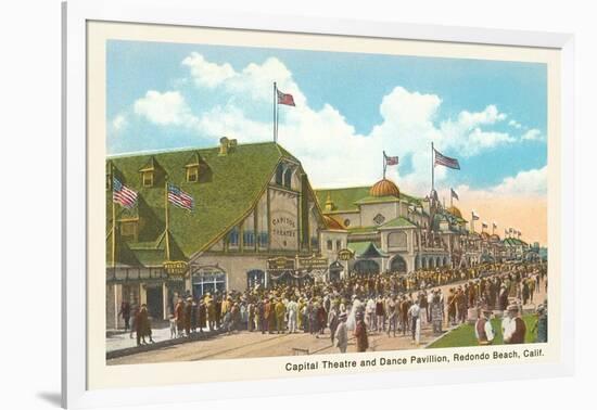 Pavilion, Redondo Beach-null-Framed Art Print