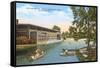 Pavilion, Washington Park, Milwaukee, Wisconsin-null-Framed Stretched Canvas