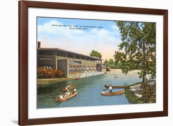 Pavilion, Washington Park, Milwaukee, Wisconsin-null-Framed Art Print