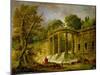 Pavilion with Cascade, 1760-Hubert Robert-Mounted Giclee Print