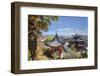 Pavilions and Palm Leaves at Mufu Wood Mansion, Lijiang, Yunnan, China, Asia-Andreas Brandl-Framed Photographic Print