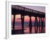 Pavillion and Pier, Tybee Island, Georgia, USA-Joanne Wells-Framed Photographic Print