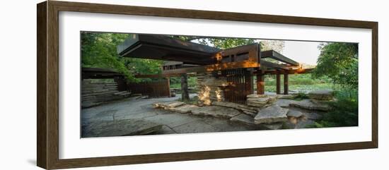 Pavillion in Caldwell Lily Pond-Steve Gadomski-Framed Photographic Print