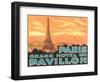Pavillon Hotel, Paris-null-Framed Art Print