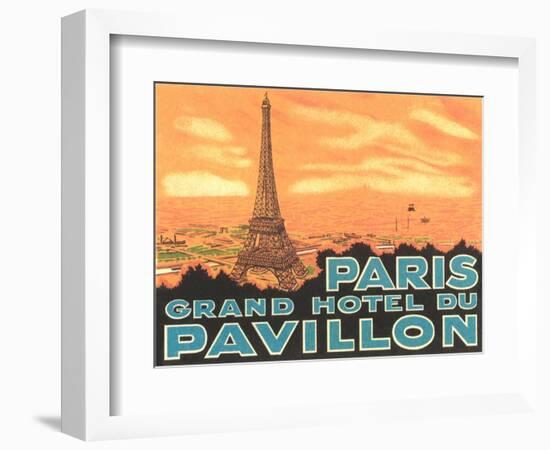 Pavillon Hotel, Paris-null-Framed Art Print