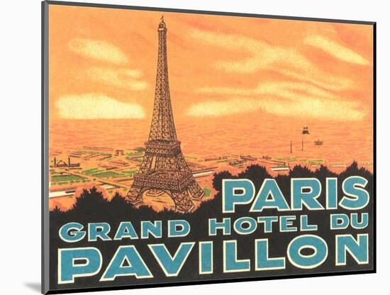 Pavillon Hotel, Paris-null-Mounted Art Print