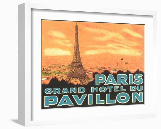 Pavillon Hotel, Paris-null-Framed Art Print