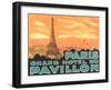 Pavillon Hotel, Paris-Found Image Press-Framed Giclee Print