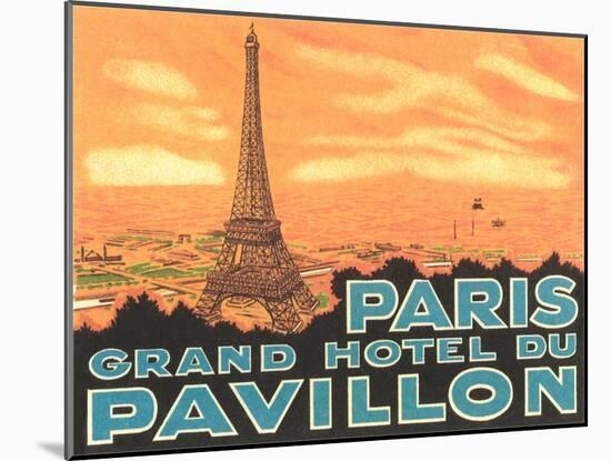 Pavillon Hotel, Paris-Found Image Press-Mounted Giclee Print