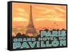 Pavillon Hotel, Paris-Found Image Press-Framed Stretched Canvas