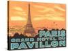 Pavillon Hotel, Paris-Found Image Press-Stretched Canvas