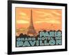 Pavillon Hotel, Paris-Found Image Press-Framed Giclee Print