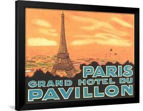 Pavillon Hotel, Paris-Found Image Press-Framed Giclee Print