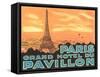 Pavillon Hotel, Paris-Found Image Press-Framed Stretched Canvas