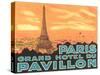 Pavillon Hotel, Paris-Found Image Press-Stretched Canvas