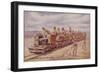 Paving the Way for the Guns, World War I-null-Framed Giclee Print