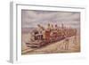 Paving the Way for the Guns, World War I-null-Framed Giclee Print