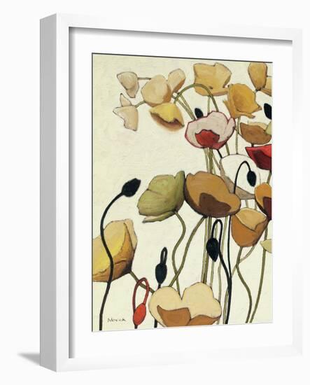 Pavots Ondule I-Shirley Novak-Framed Art Print