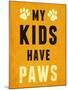 Paw Kids I-SD Graphics Studio-Mounted Art Print