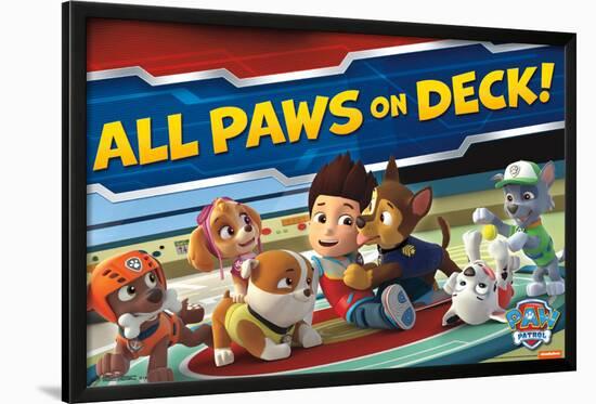 Paw Patrol- On Deck-null-Lamina Framed Poster