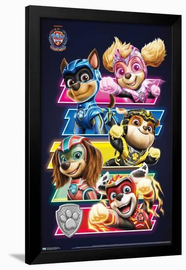 Paw Patrol: The Mighty Movie - Bars-Trends International-Framed Poster