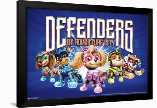 Paw Patrol: The Mighty Movie - Defenders-Trends International-Framed Poster