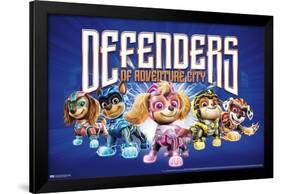 Paw Patrol: The Mighty Movie - Defenders-Trends International-Framed Poster