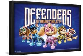 Paw Patrol: The Mighty Movie - Defenders-Trends International-Framed Poster