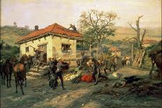 A Scene from the Russian-Turkish War in 1876-77, 1882-Pawel Kowalewsky-Giclee Print