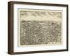 Pawling, New York - Panoramic Map-Lantern Press-Framed Art Print