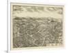 Pawling, New York - Panoramic Map-Lantern Press-Framed Art Print