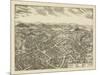 Pawling, New York - Panoramic Map-Lantern Press-Mounted Art Print