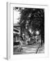 Pawling's Main Street "Railroad Avenue" Which Runs For About 1/3 of a Mile-Nina Leen-Framed Photographic Print