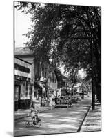 Pawling's Main Street "Railroad Avenue" Which Runs For About 1/3 of a Mile-Nina Leen-Mounted Photographic Print