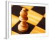 Pawn on chessboard-null-Framed Photographic Print