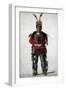 Pawnee Native American Chief, 1858-Jules Voirin-Framed Giclee Print