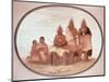 Pawnee Warriors, c.1832-George Catlin-Mounted Giclee Print