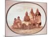 Pawnee Warriors, c.1832-George Catlin-Mounted Giclee Print
