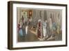 Pawning Theatre Costumes in a Pawn Shop-null-Framed Art Print