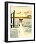 Paws At Sunset-Acosta-Framed Art Print